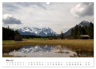 Zugspitz-Impressionen (Wandkalender 2027 DIN A3 quer), CALVENDO Monatskalender