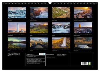 Traumziel Island 2027 (Wandkalender 2027 DIN A2 quer), CALVENDO Monatskalender