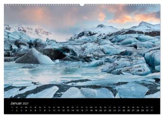 Traumziel Island 2027 (Wandkalender 2027 DIN A2 quer), CALVENDO Monatskalender