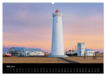 Traumziel Island 2027 (Wandkalender 2027 DIN A2 quer), CALVENDO Monatskalender