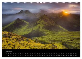 Traumziel Island 2027 (Wandkalender 2027 DIN A2 quer), CALVENDO Monatskalender