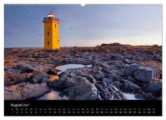Traumziel Island 2027 (Wandkalender 2027 DIN A2 quer), CALVENDO Monatskalender