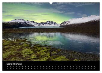 Traumziel Island 2027 (Wandkalender 2027 DIN A2 quer), CALVENDO Monatskalender