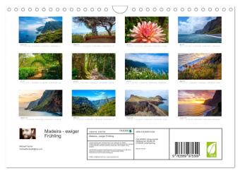 Madeira - ewiger Frühling (Wandkalender 2027 DIN A4 quer), CALVENDO Monatskalender
