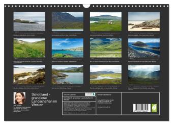 Schottland - grandiose Landschaften im Westen (Wandkalender 2027 DIN A3 quer), CALVENDO Monatskalender