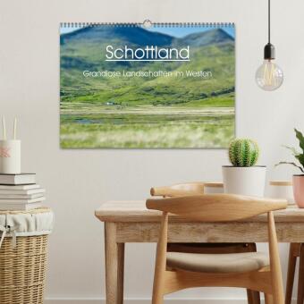 Schottland - grandiose Landschaften im Westen (Wandkalender 2027 DIN A3 quer), CALVENDO Monatskalender