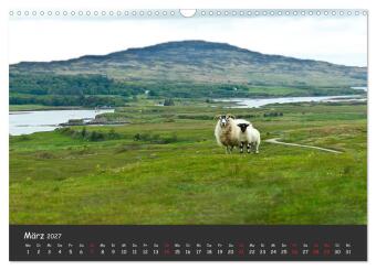 Schottland - grandiose Landschaften im Westen (Wandkalender 2027 DIN A3 quer), CALVENDO Monatskalender