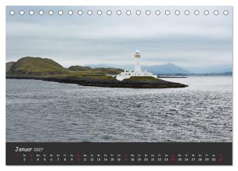 Schottland - grandiose Landschaften im Westen (Tischkalender 2027 DIN A5 quer), CALVENDO Monatskalender