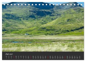 Schottland - grandiose Landschaften im Westen (Tischkalender 2027 DIN A5 quer), CALVENDO Monatskalender
