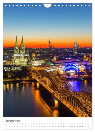 Kölner Dom - Blickwinkel auf ein Wahrzeichen (Wandkalender 2027 DIN A4 hoch), CALVENDO Monatskalender