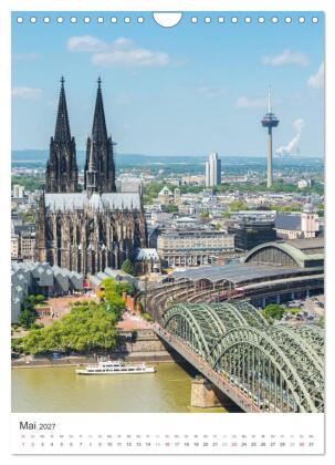 Kölner Dom - Blickwinkel auf ein Wahrzeichen (Wandkalender 2027 DIN A4 hoch), CALVENDO Monatskalender