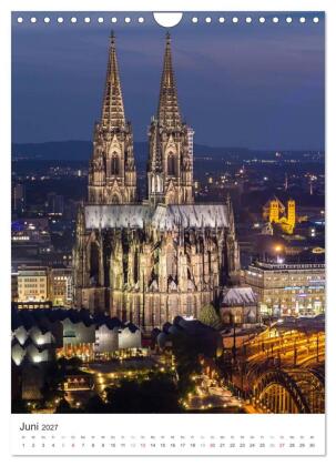 Kölner Dom - Blickwinkel auf ein Wahrzeichen (Wandkalender 2027 DIN A4 hoch), CALVENDO Monatskalender