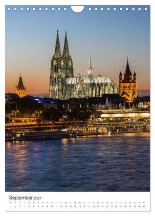 Kölner Dom - Blickwinkel auf ein Wahrzeichen (Wandkalender 2027 DIN A4 hoch), CALVENDO Monatskalender