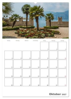 GARDASEE Terminplaner (hochwertiger Premium Wandkalender 2027 DIN A2 hoch), Kunstdruck in Hochglanz