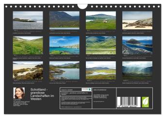 Schottland - grandiose Landschaften im Westen (Wandkalender 2027 DIN A4 quer), CALVENDO Monatskalender
