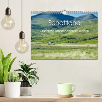 Schottland - grandiose Landschaften im Westen (Wandkalender 2027 DIN A4 quer), CALVENDO Monatskalender