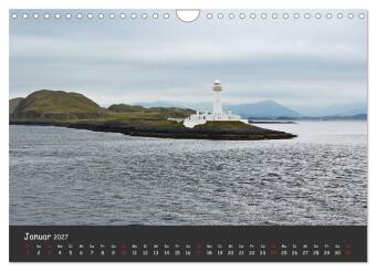 Schottland - grandiose Landschaften im Westen (Wandkalender 2027 DIN A4 quer), CALVENDO Monatskalender