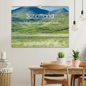 Schottland - grandiose Landschaften im Westen (Wandkalender 2027 DIN A2 quer), CALVENDO Monatskalender