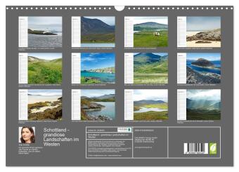 Schottland - grandiose Landschaften im Westen (Wandkalender 2027 DIN A3 quer), CALVENDO Monatskalender