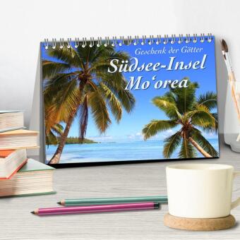 Südsee-Insel Mo'orea (Tischkalender 2027 DIN A5 quer), CALVENDO Monatskalender