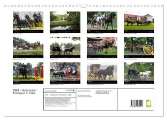 CIAT - Historischer Fahrsport in Celle (Wandkalender 2027 DIN A3 quer), CALVENDO Monatskalender