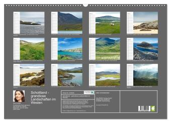 Schottland - grandiose Landschaften im Westen (Wandkalender 2027 DIN A2 quer), CALVENDO Monatskalender