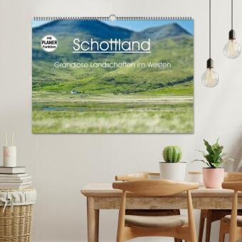 Schottland - grandiose Landschaften im Westen (Wandkalender 2027 DIN A2 quer), CALVENDO Monatskalender