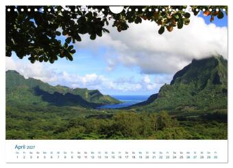 Südsee-Insel Mo'orea (Wandkalender 2027 DIN A4 quer), CALVENDO Monatskalender
