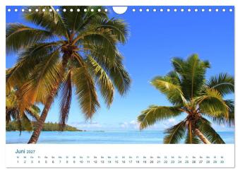 Südsee-Insel Mo'orea (Wandkalender 2027 DIN A4 quer), CALVENDO Monatskalender
