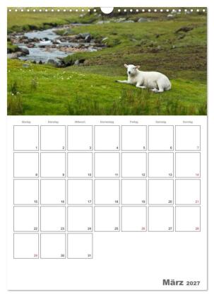 Schottland für Naturliebhaber (Wandkalender 2027 DIN A3 hoch), CALVENDO Monatskalender