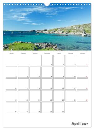 Schottland für Naturliebhaber (Wandkalender 2027 DIN A3 hoch), CALVENDO Monatskalender