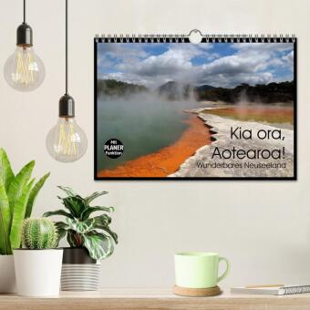 Kia ora, Aotearoa - Wunderbares Neuseeland (Wandkalender 2027 DIN A4 quer), CALVENDO Monatskalender