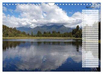 Kia ora, Aotearoa - Wunderbares Neuseeland (Wandkalender 2027 DIN A4 quer), CALVENDO Monatskalender
