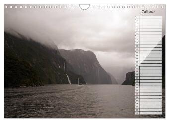 Kia ora, Aotearoa - Wunderbares Neuseeland (Wandkalender 2027 DIN A4 quer), CALVENDO Monatskalender