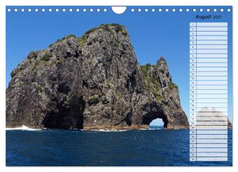 Kia ora, Aotearoa - Wunderbares Neuseeland (Wandkalender 2027 DIN A4 quer), CALVENDO Monatskalender