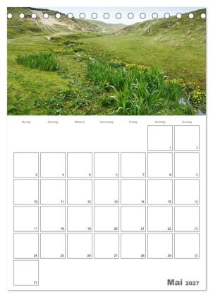 Schottland für Naturliebhaber (Tischkalender 2027 DIN A5 hoch), CALVENDO Monatskalender