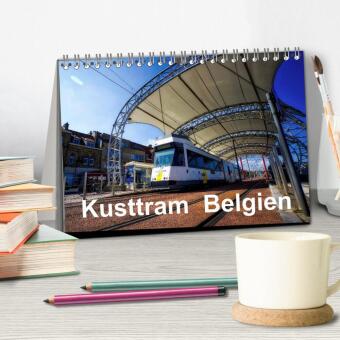 Kusttram Belgien (Tischkalender 2027 DIN A5 quer), CALVENDO Monatskalender