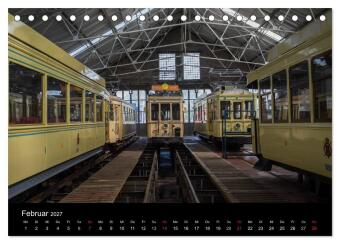 Kusttram Belgien (Tischkalender 2027 DIN A5 quer), CALVENDO Monatskalender