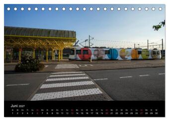 Kusttram Belgien (Tischkalender 2027 DIN A5 quer), CALVENDO Monatskalender