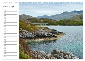 Schottland - grandiose Landschaften im Westen (hochwertiger Premium Wandkalender 2027 DIN A2 quer), Kunstdruck in Hochglanz