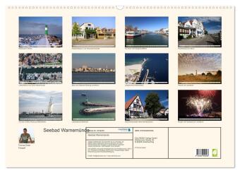 Seebad Warnemünde (Wandkalender 2027 DIN A2 quer), CALVENDO Monatskalender