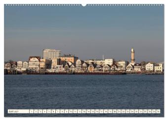 Seebad Warnemünde (Wandkalender 2027 DIN A2 quer), CALVENDO Monatskalender