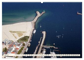 Seebad Warnemünde (Wandkalender 2027 DIN A2 quer), CALVENDO Monatskalender