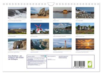 Das Morbihan - ein Ausflug in den Süden der Bretagne (Wandkalender 2027 DIN A4 quer), CALVENDO Monatskalender