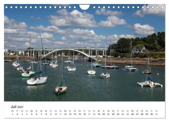 Das Morbihan - ein Ausflug in den Süden der Bretagne (Wandkalender 2027 DIN A4 quer), CALVENDO Monatskalender