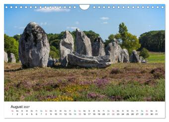 Das Morbihan - ein Ausflug in den Süden der Bretagne (Wandkalender 2027 DIN A4 quer), CALVENDO Monatskalender