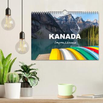 Kanada - Impressionen (Wandkalender 2027 DIN A4 quer), CALVENDO Monatskalender