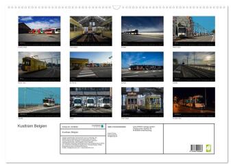 Kusttram Belgien (Wandkalender 2027 DIN A2 quer), CALVENDO Monatskalender