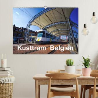 Kusttram Belgien (Wandkalender 2027 DIN A2 quer), CALVENDO Monatskalender