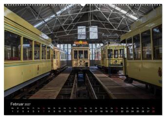 Kusttram Belgien (Wandkalender 2027 DIN A2 quer), CALVENDO Monatskalender